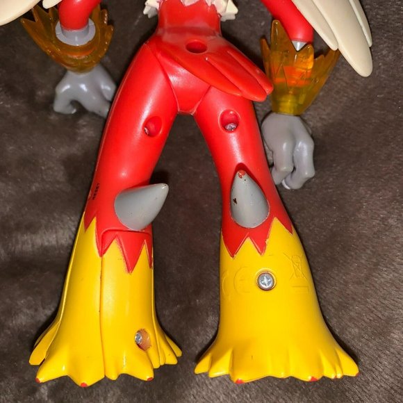 2007 Pokemon Blaziken 6.5" Jakks Pacific Action Figure with Light & Sound - Picture 6 of 11
